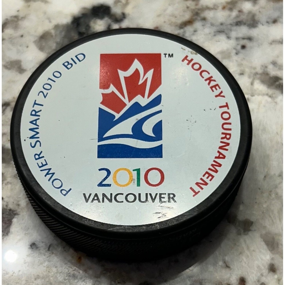 Vancouver British Columbia 2010 Hockey Puck Power Smart Bid